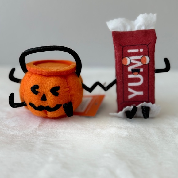 Candy Bowl and Candy Bar Duo Halloween Figurine New. - Picture 1 of 3
